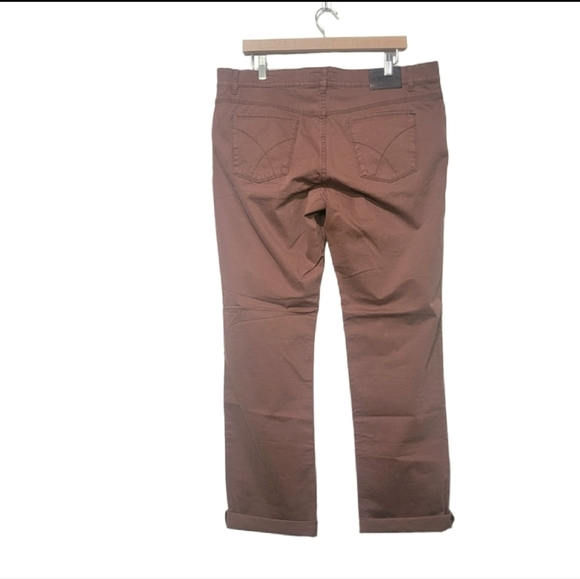 Brax Cooper Fancy Pants Regular Fit Stretch in Terracotta Men's Size 38X32 - Picture 3 of 9